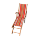 Chilienne transat vintage rayures