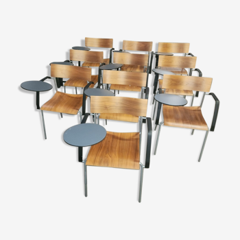 Series of 10 Campus chairs by Lammhults