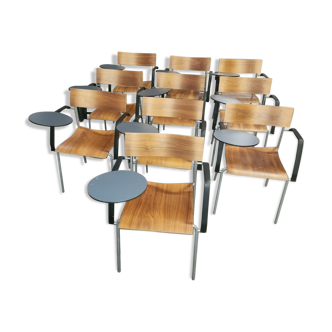 Série de 10 chaises Campus par Lammhults