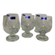 6 Bayel crystal glasses
