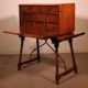 Renaissance Bargueno in Walnut and Fruitwood Marquetry - 16th Century