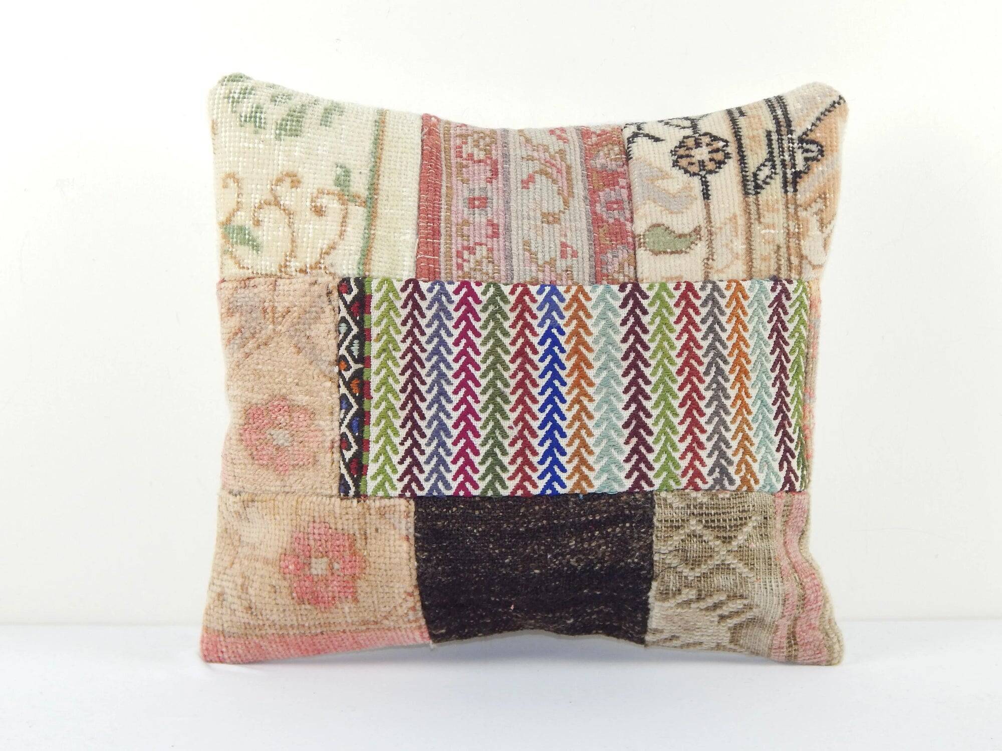 Vintage Turkish cushion cover 51x46 cm