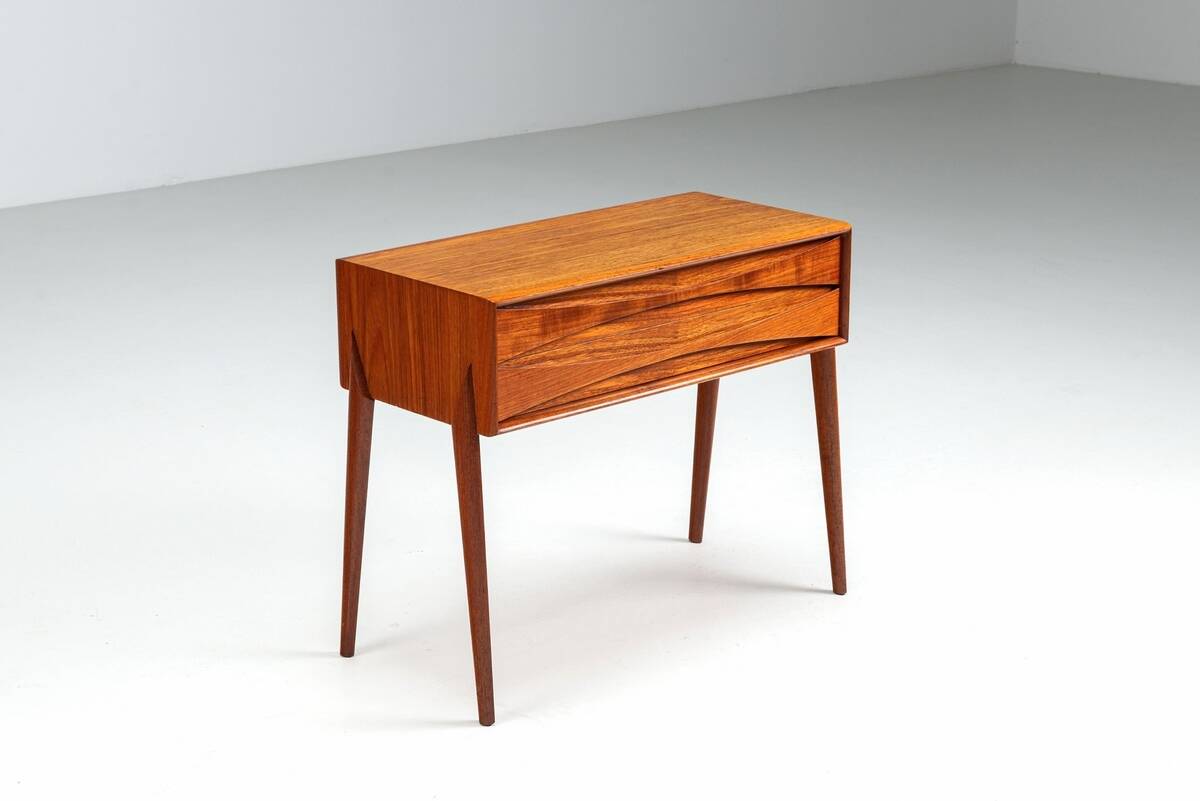 Rimbert Sandholt chest of drawers in teak Atelje Sweden 1960