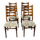 Vintage set of four rosewood dining chairs