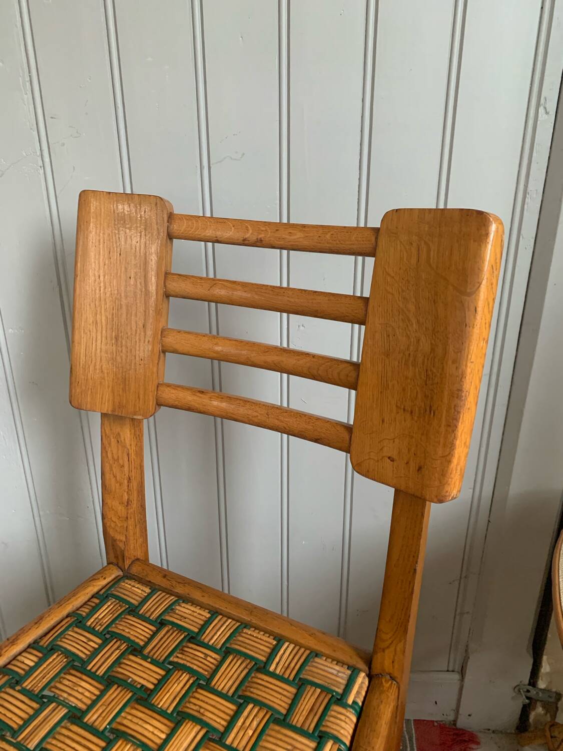 Pair of chairs in the style of Pierre Cruege