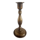 Antique brass candle holder