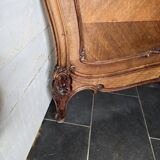 Louis XV style headboard in walnut