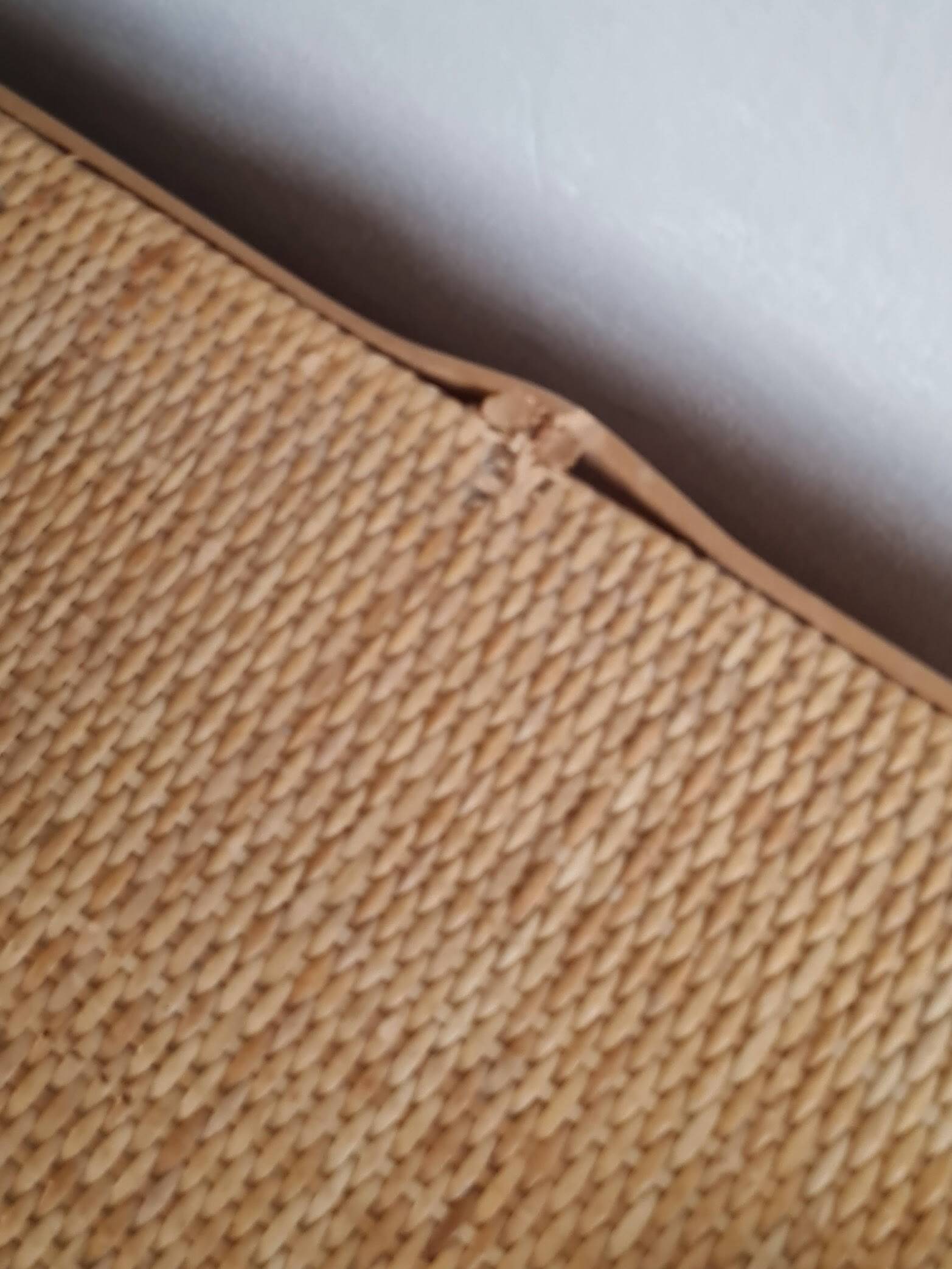 Vintage rattan chest of drawers circa 1970s