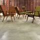 Lot de 14 fauteuils Thonet Boomerang