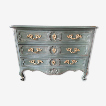 Commode patinée style louis xv