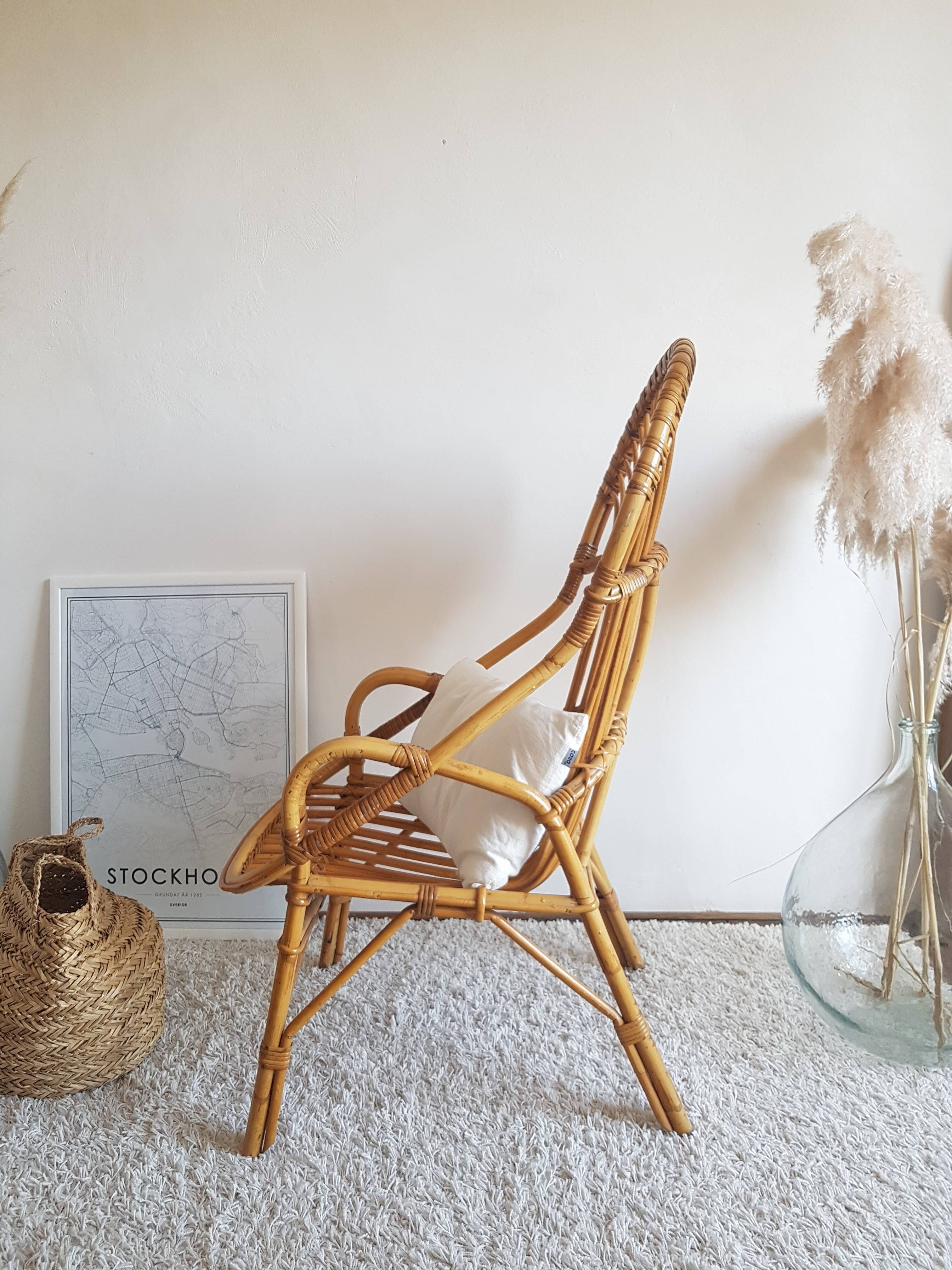 Vintage rattan chair