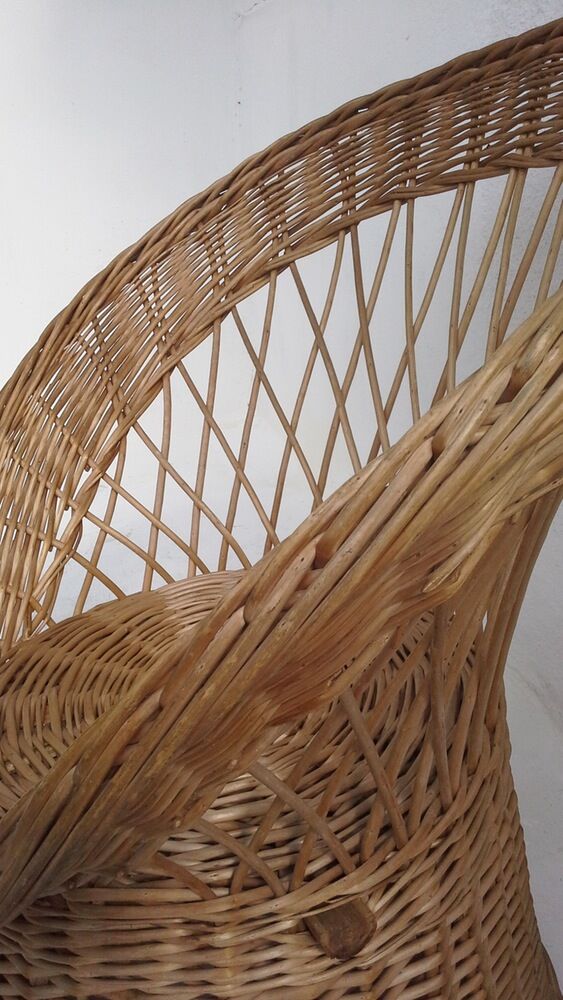 Salon ancien en osier