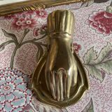 Antique gilded brass mail clip
