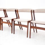 Dining chairs, T21 Fire model, Korup Stolefabrik, Denmark, 1960s