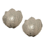Murano Glass Sconces Set of 2