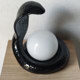 Lamp year 80 snake ceramic cobra