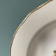 Set of 6 hollow plates Digoin Sarreguemines
