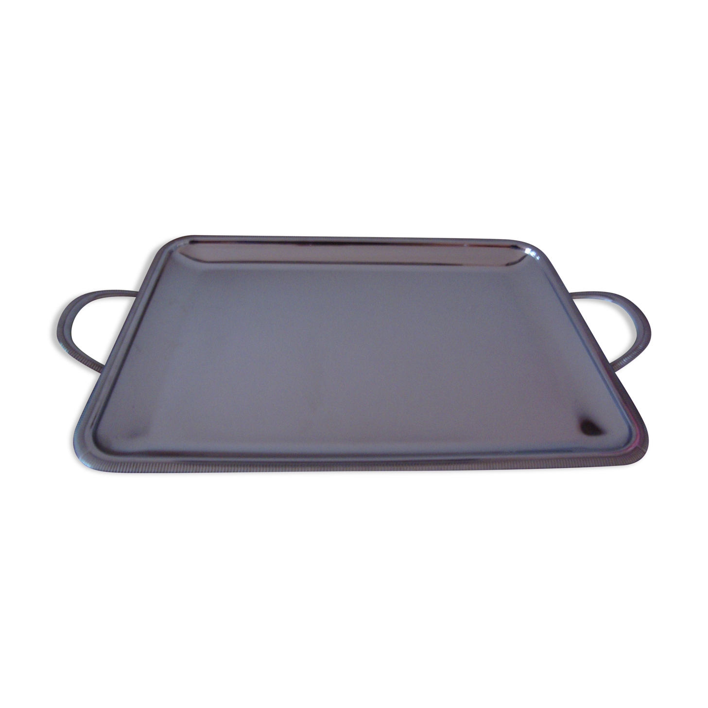 Plat De Service Inox Letang De Rémy – Argenté, D'occasion (style Vintage)