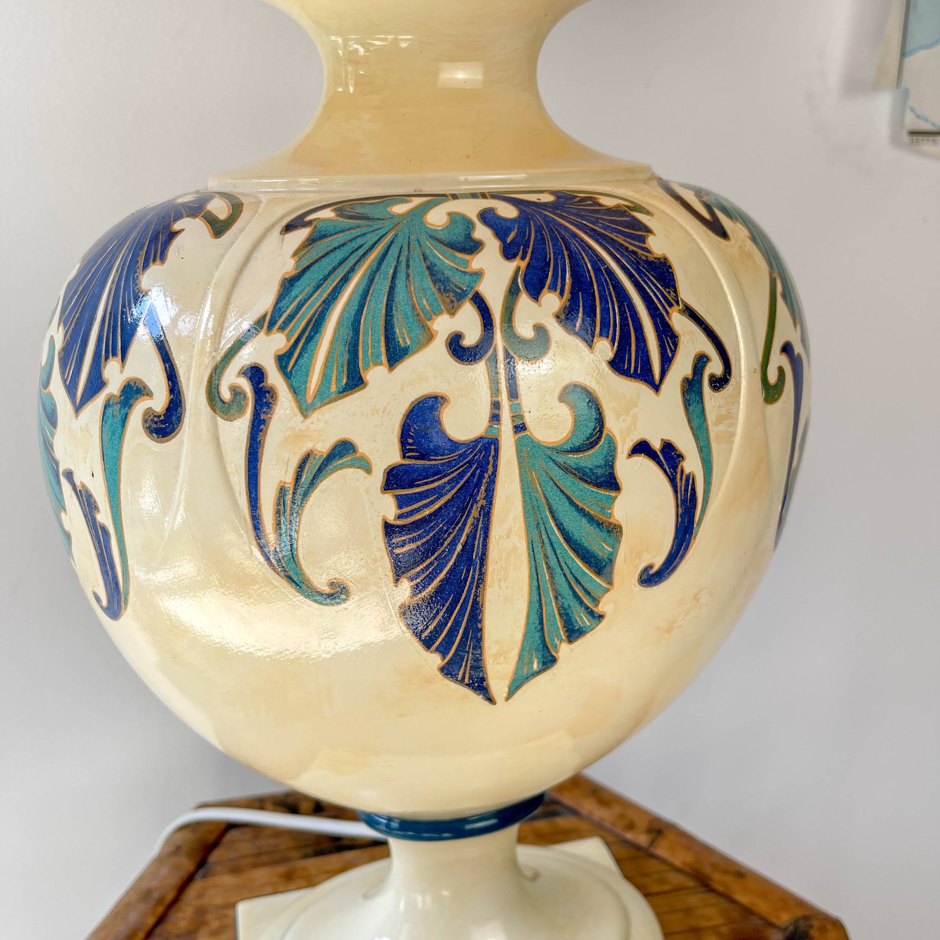 Vintage ceramic lamp Viva Villa – Nemesis model – Made in Italy 1980