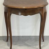 Dressing table half-moon marquetry