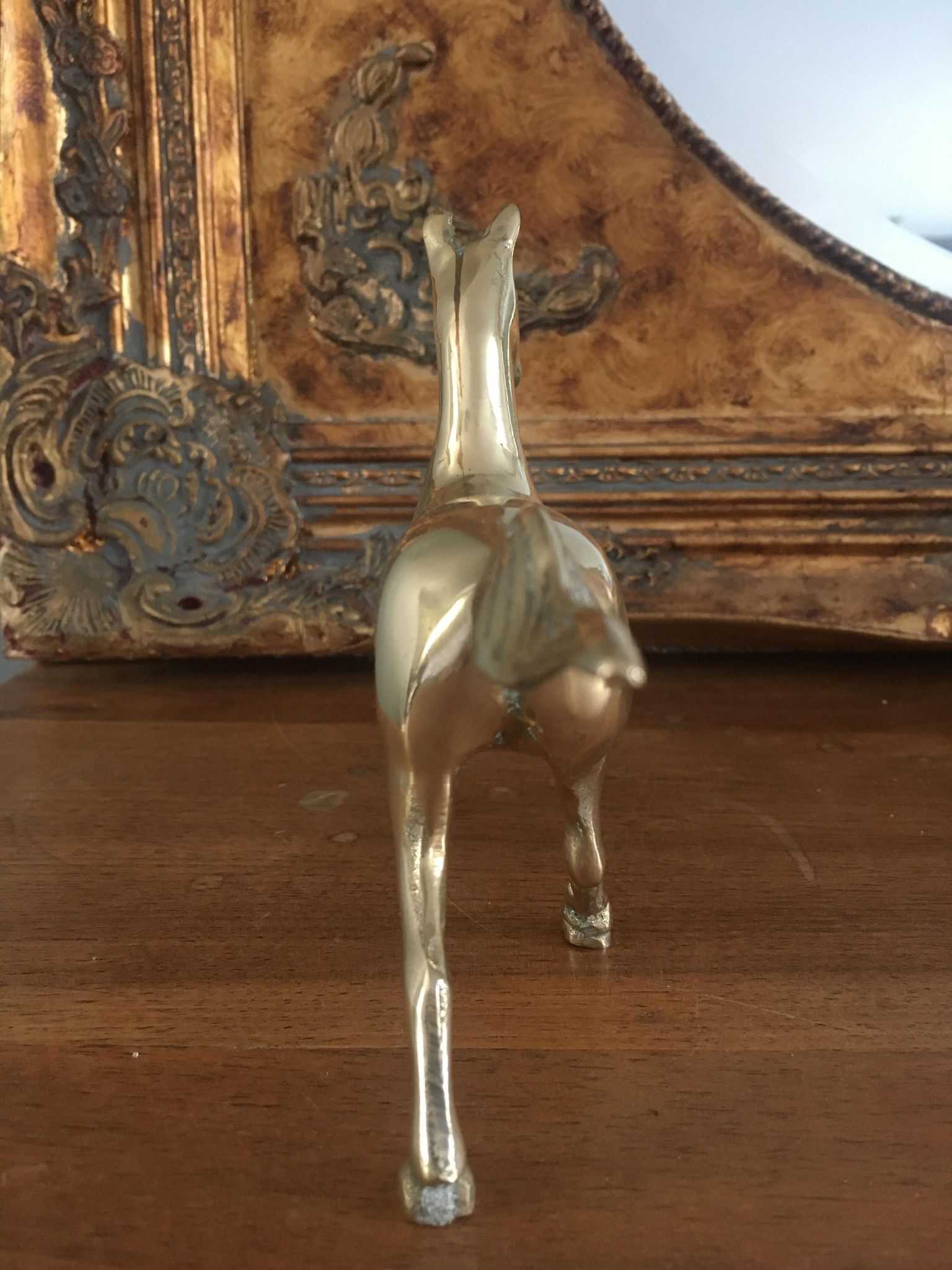 Brass horse