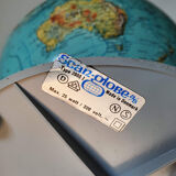 Vintage Globe Luminous World Map Scan Globe Denmark