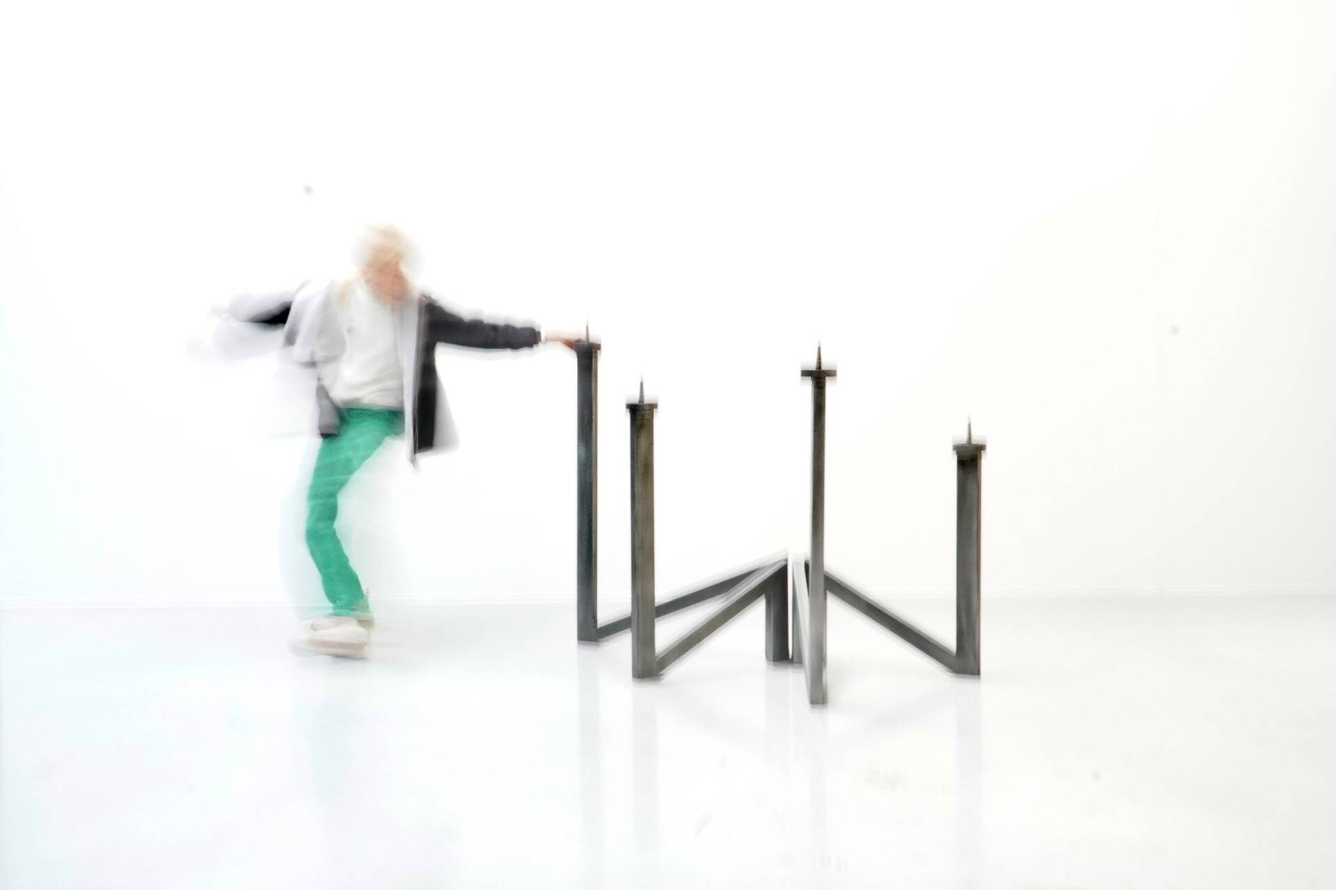Roger Bonduel, Four-Armed Steel Candlestick