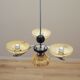 Glass chandelier, Danish design, 1970s, production: Denmark