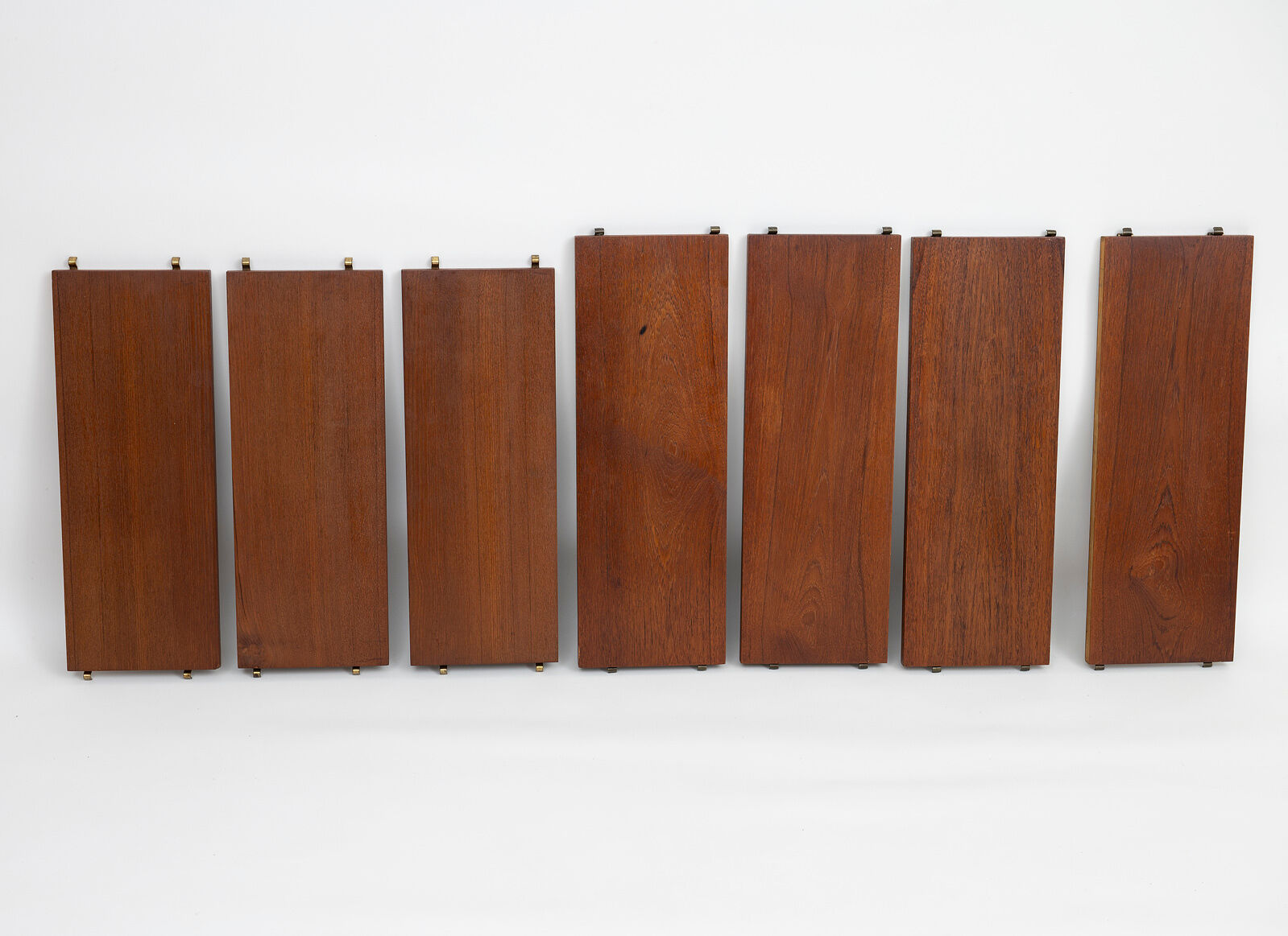 String wall shelf in teak by Kajsa and Nils Strinning danish 60s