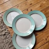 Set of 4 Senlis Luneville flat plates