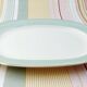 Plat de service ovale Villeroy & Boch vert celadon