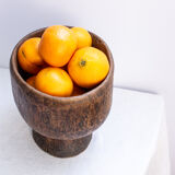 Handmade African wooden salad bowl