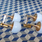 Pair of Sciolari homemade wall lamps