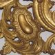 Golden Art Deco wall frieze, 1930-1950