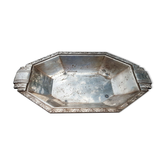 Silver metal dish