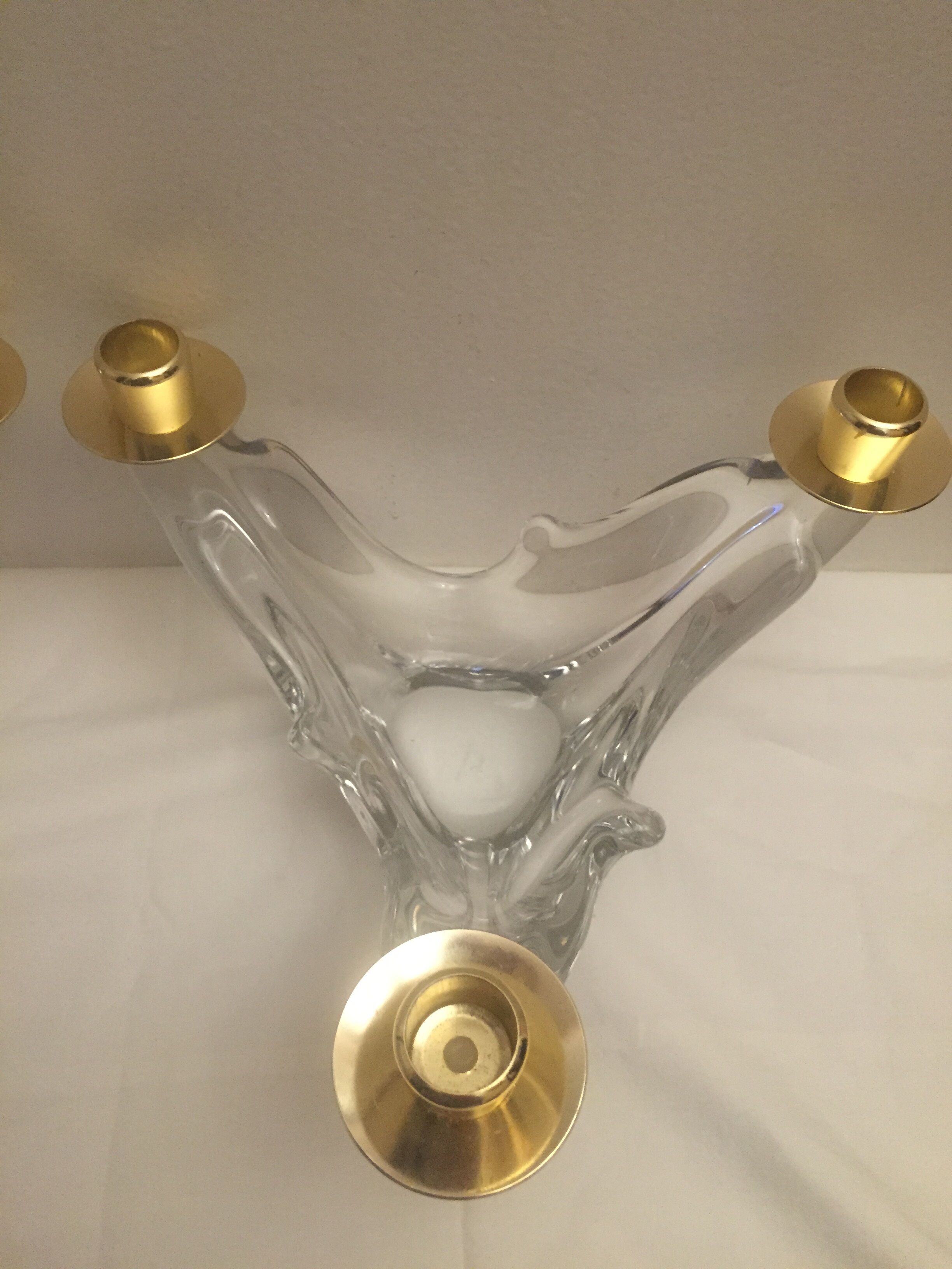 Pair of crystal chandeliers