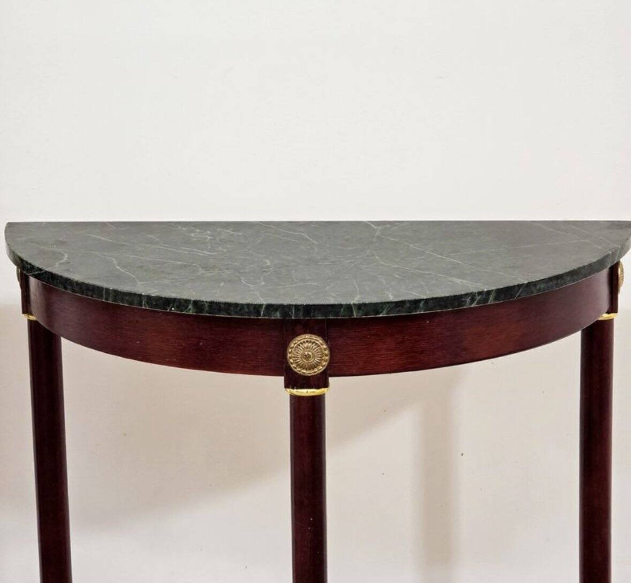 Pair of Empire half-moon pedestals