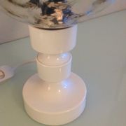 Bedside lamp globe in tinted glass / vintage 60s-70s