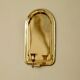 Single mid-century Swedish brass sconce
