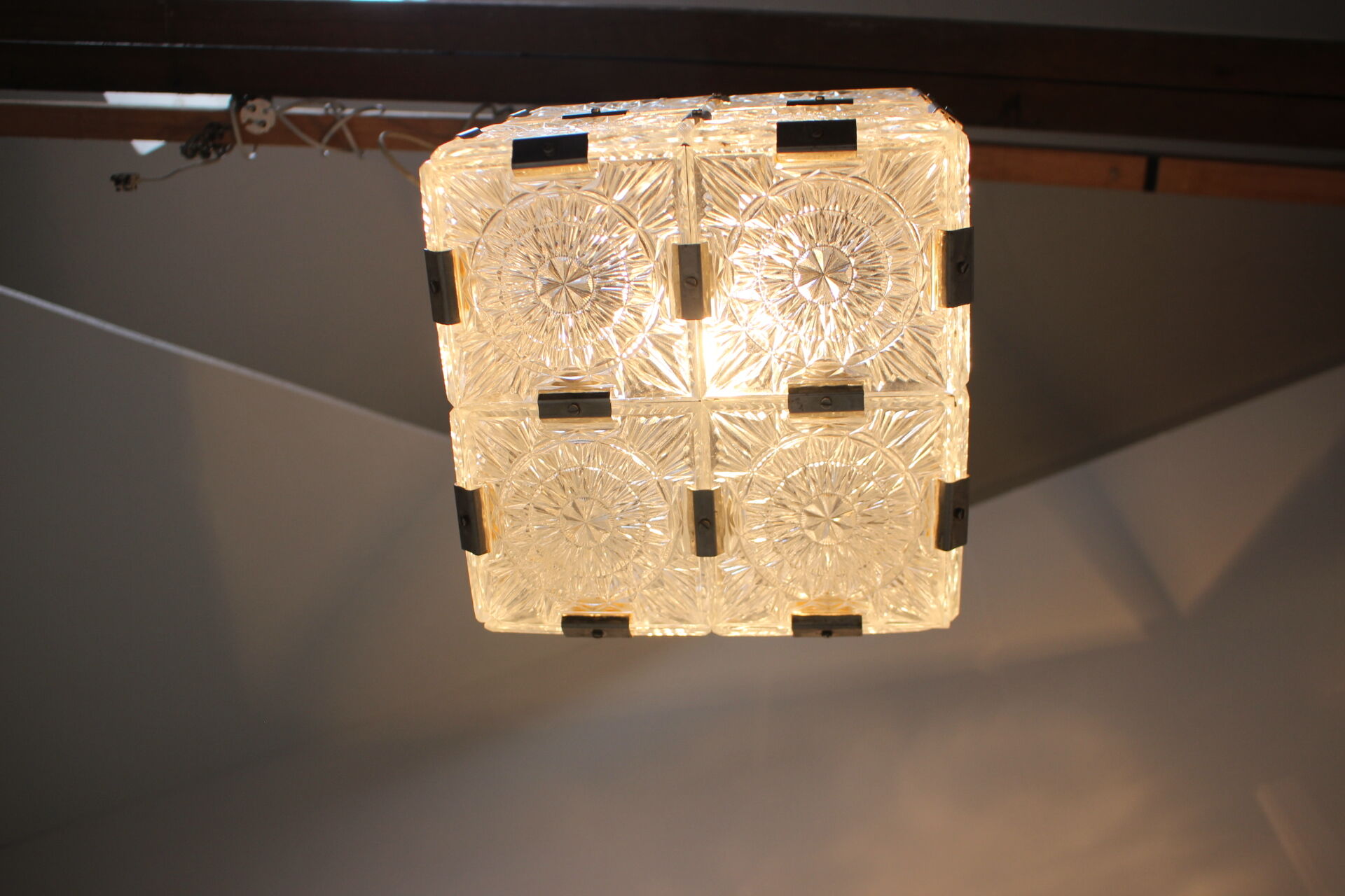 Mid-Century Pendant / Kamenický Šenov, 1970's