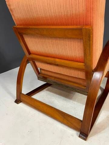 Pair of H-70 lounge chairs by Jindřich Halabala for UP Závody Brno, Czechoslovakia, 1930s, 88 × 65 × 85 cm