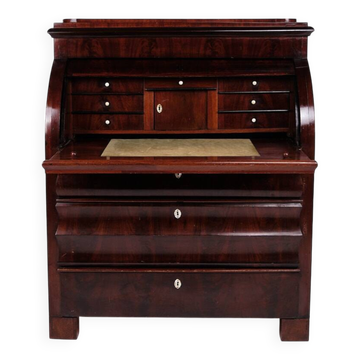 Chatol - Hand polished mahogany - Mother of pearl fittings & leg knobs - Year 1860s