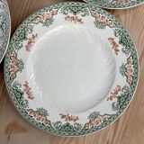 6 flat plates Longwy Bruges