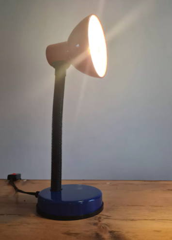 Table lamp primary color 1980