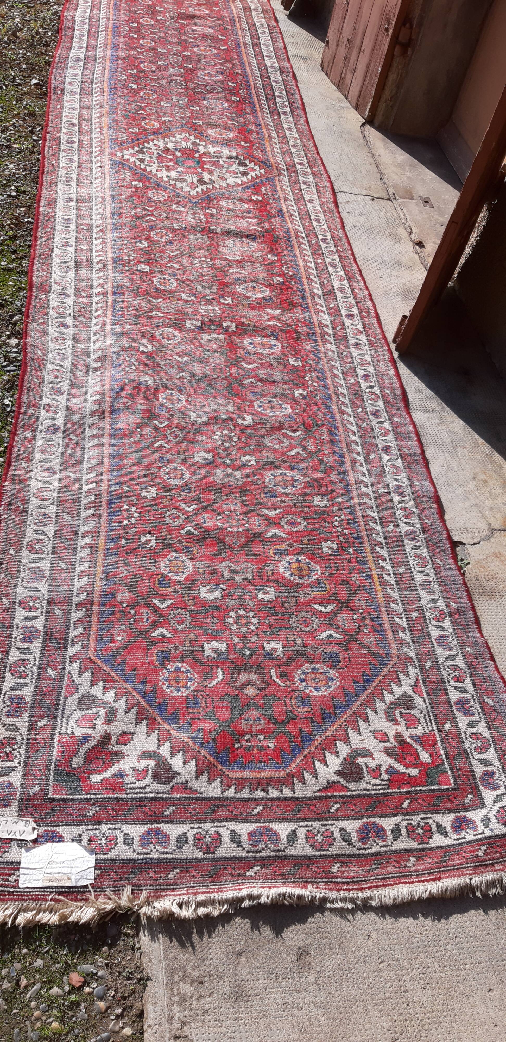 Hallway carpet in wool - 441x86cm