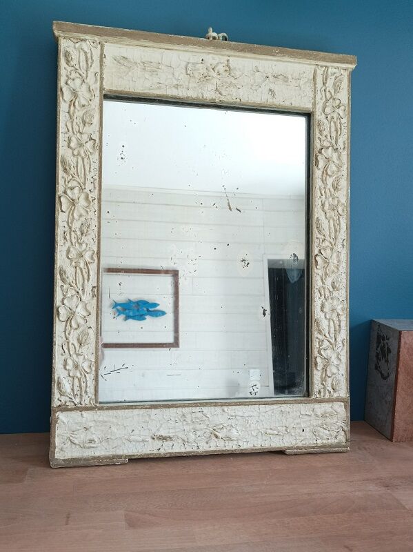 Wooden mirror 46x91cm