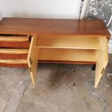 Sideboard teak and Scandinavian walnut