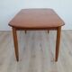Extendable teak table
