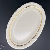 Plat ovale tour liseré doré Villeroy & Boch