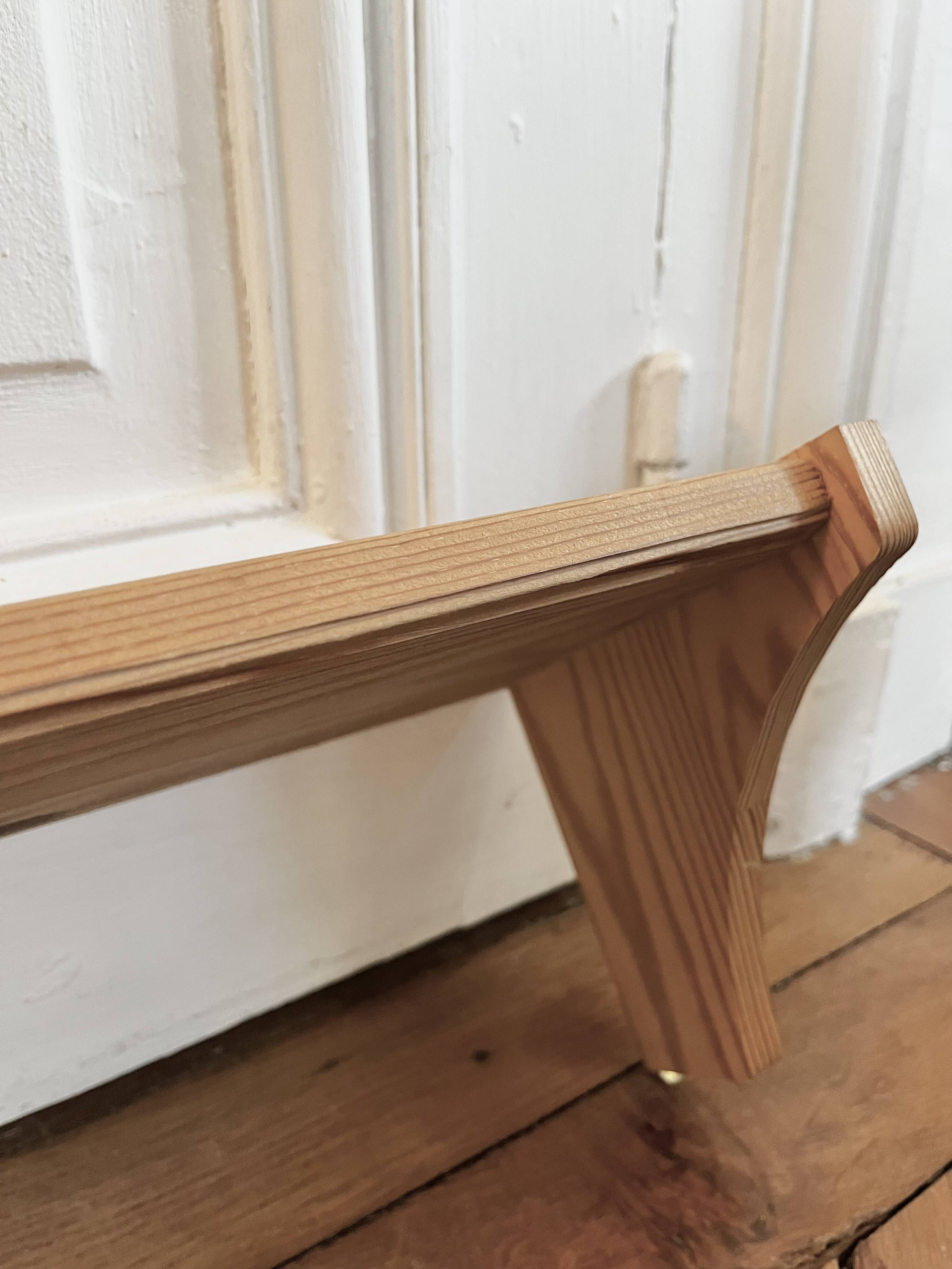 Etagère vintage bois brut